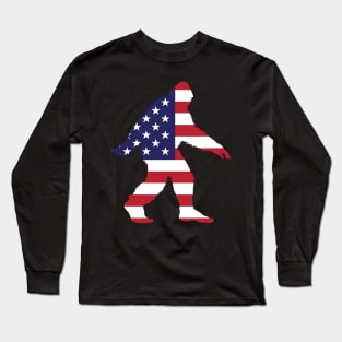 Bigfoot Is American Long Sleeve T-Shirt